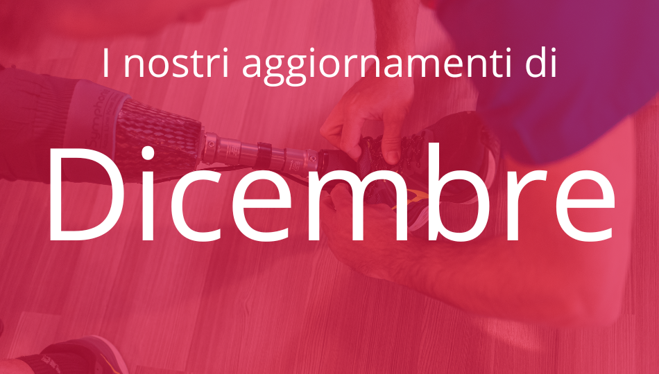 Le news di Dicembre: protesi per amputazione transfemorale