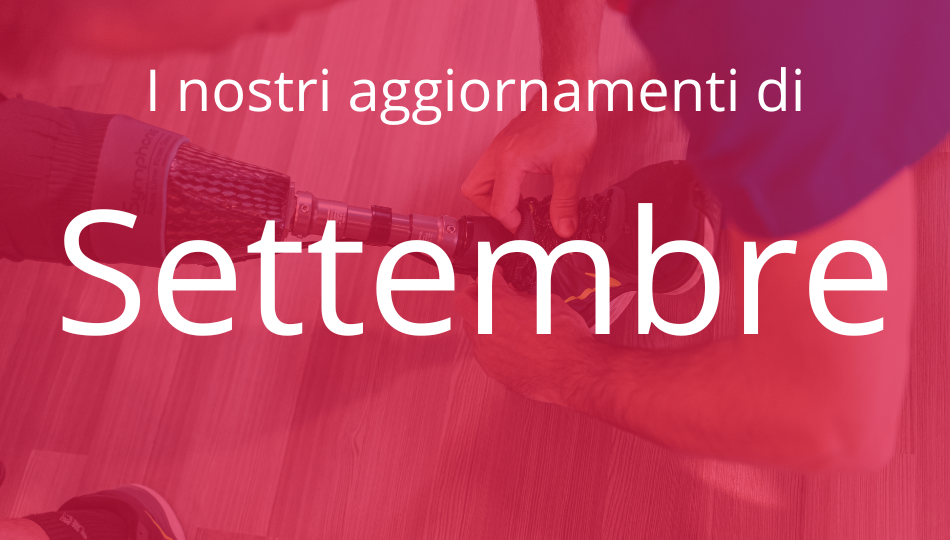 Le news di Settembre: la protesi per amputazione di coscia