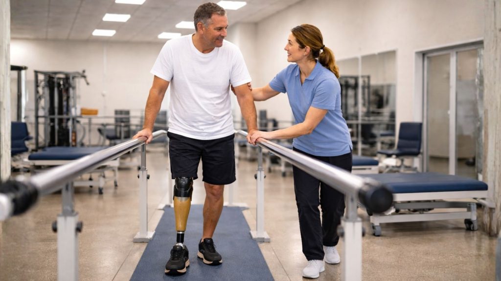 Riabilitazione post amputazione di arto inferiore