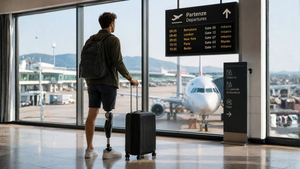 Viaggiare con una protesi dopo un’amputazione di arto: consigli utili 